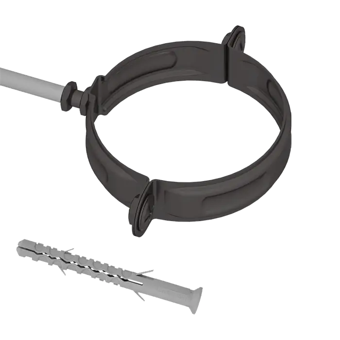 Хомут трубы на кирпич Grand Line PU 150/100 мм, RR 32-mini