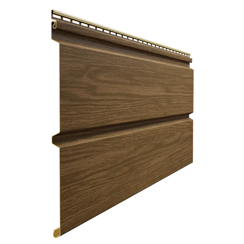 Виниловый сайдинг Брус D6S Монреаль Docke Lux 3.6 м, Миндаль-mini