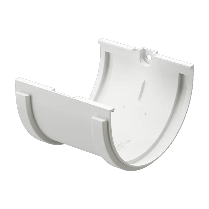 Соединитель желобов Docke Standard белый (RAL 9003)-mini