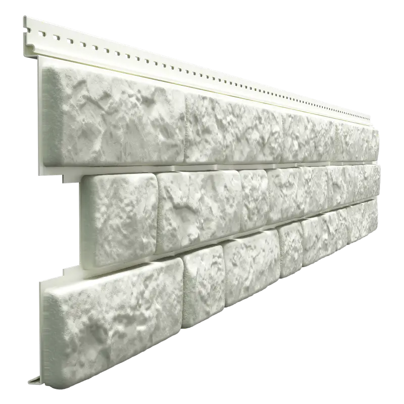 Виниловый сайдинг под камень Bergart Docke Lux 1.8 м, Кокос-mini