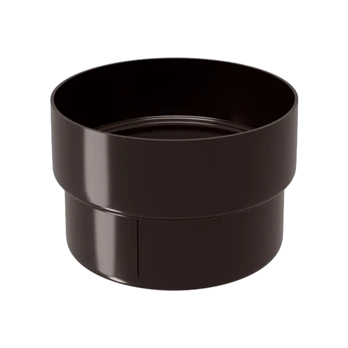 Муфта трубы соединительная Grand Line Классика 120 ПВХ коричневая (RR 32)-mini