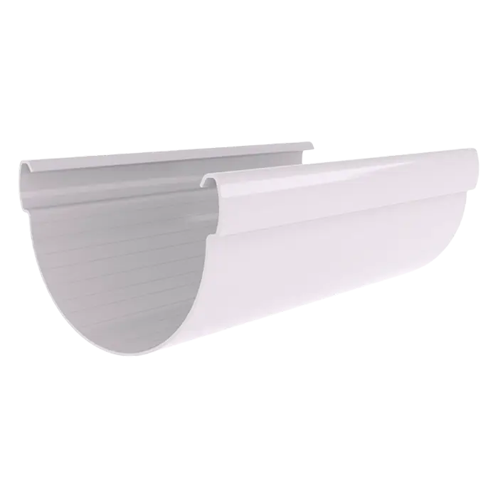 Желоб Grand Line Дизайн 135 ПВХ 3м белый (RAL 9003)-mini