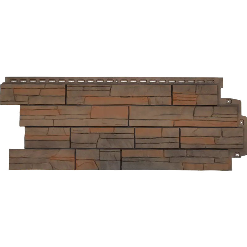 Фасадная панель Grand Line Сланец, Design Plus, Сандал-mini