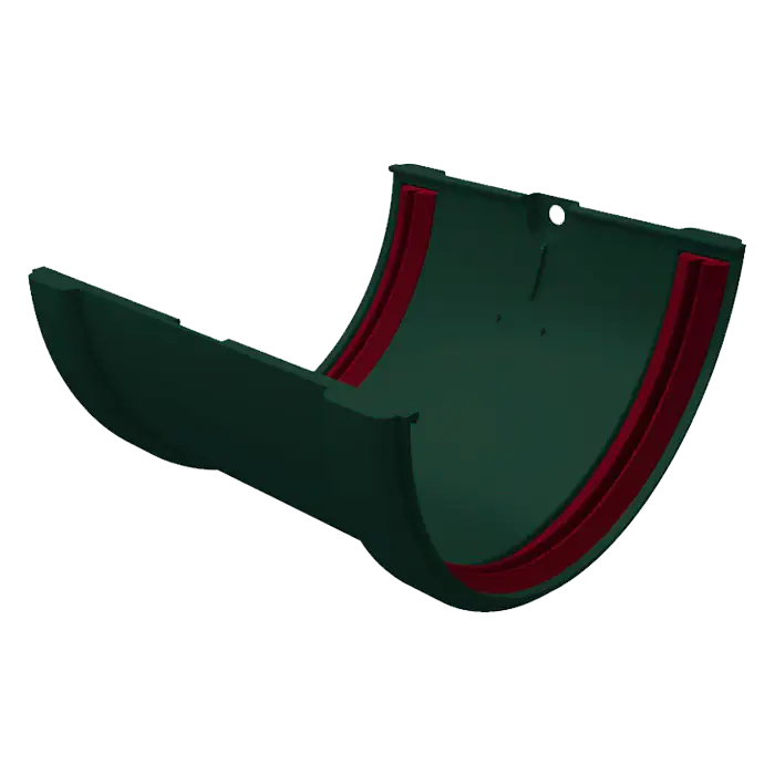 Соединитель желоба Grand Line Классика 120 ПВХ зелёный (RAL 6005)-mini