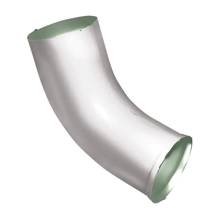 Колено стока Grand Line PE 125/90 мм, RAL 9003-mini