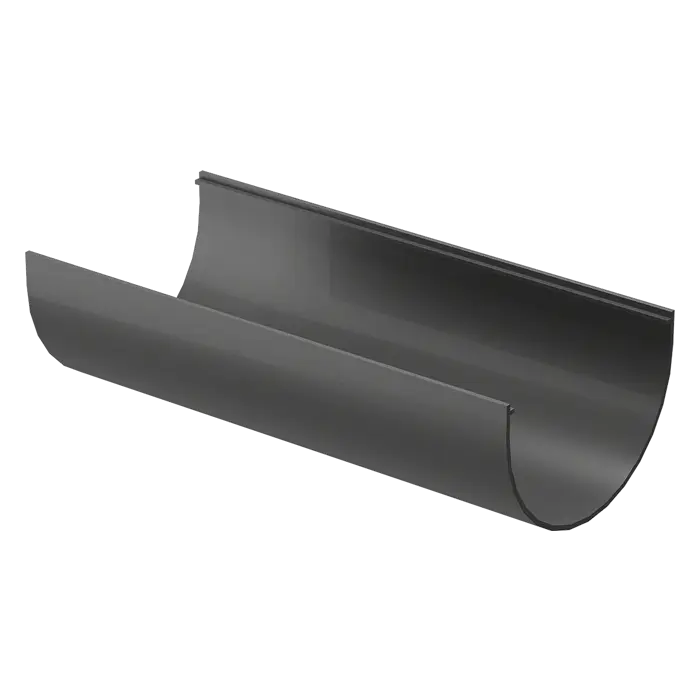 Желоб водосточный 3 м Docke Premium графит (RAL 7024)-mini