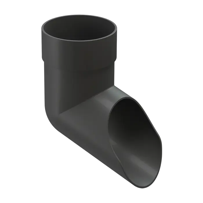 Наконечник для водосточной трубы Docke Premium графит (RAL 7024)-mini