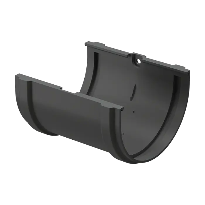 Соединитель желобов Docke Premium графит (RAL 7024)-mini