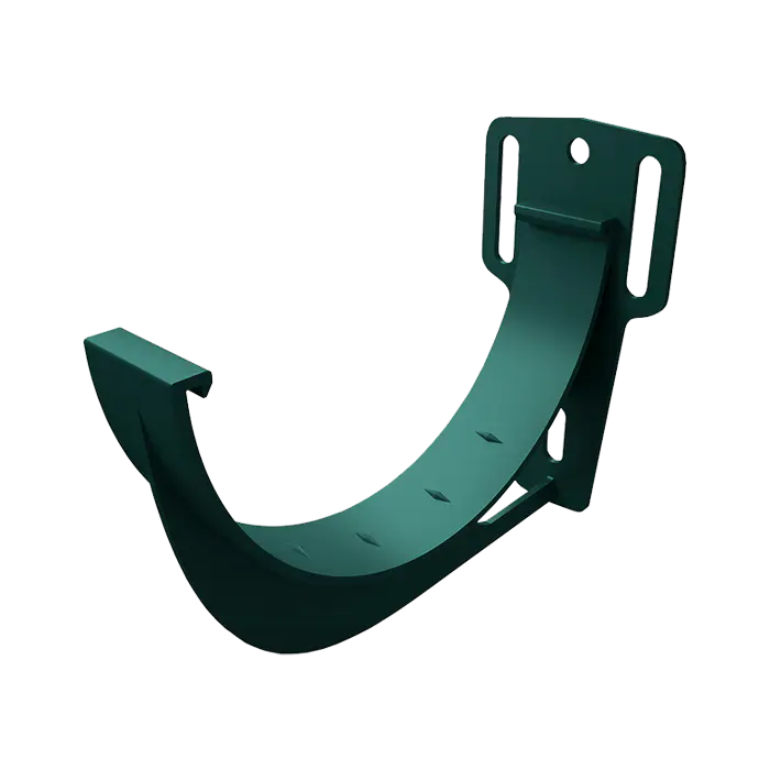 Кронштейн желоба slider Grand Line Классика 120 ПВХ зелёный (RAL 6005)-mini