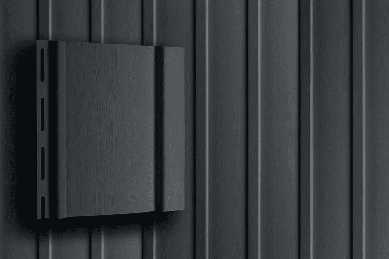 Виниловый сайдинг Вертикальный Grand Line Acryl, Графит, 3 м-mini