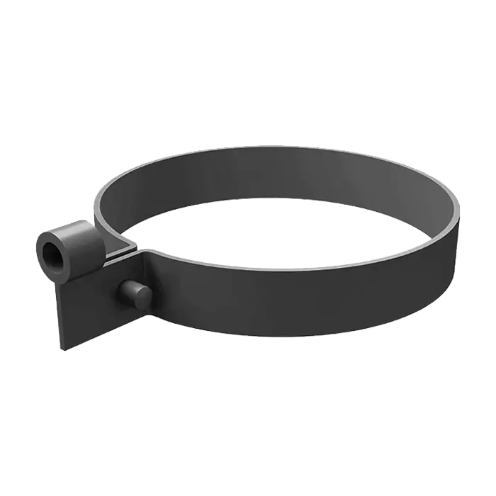 Хомут трубы Lite Grand Line Классика ПВХ графит (RAL 7024)-mini
