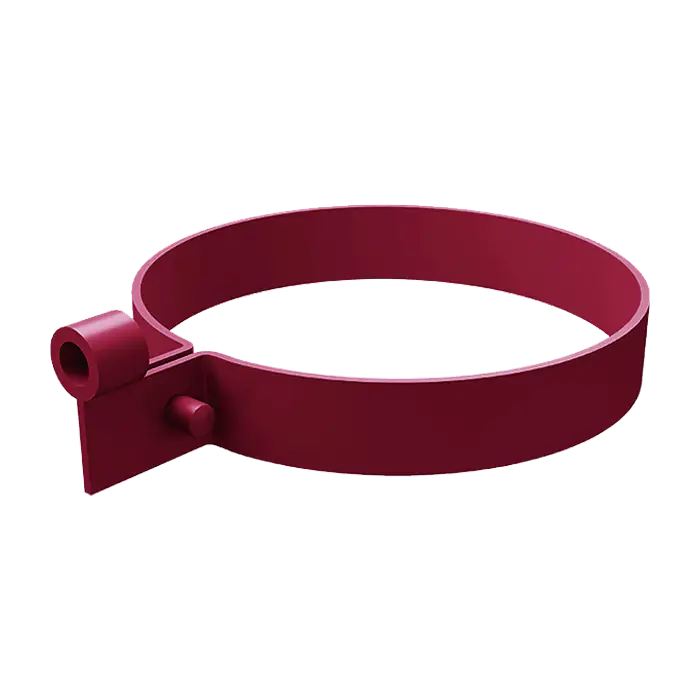 Хомут трубы Lite Grand Line Классика ПВХ бордо (RAL 3005)-mini
