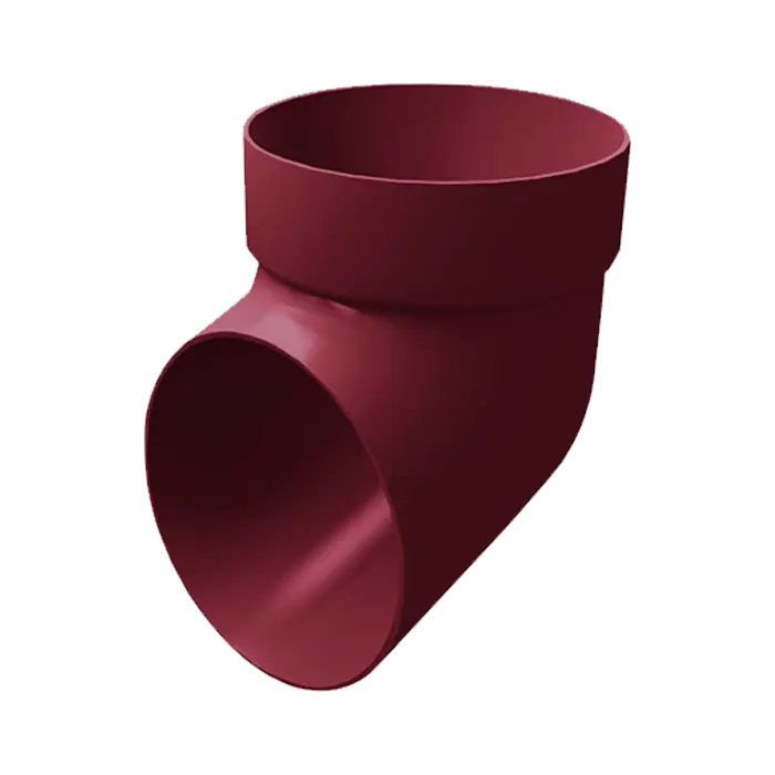 Колено сливное Grand Line Классика 120 ПВХ бордо (RAL 3005)-mini