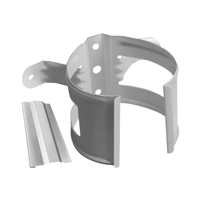 Кронштейн трубы на дерево Grand Line PU 150/100 мм, RAL 9003-mini