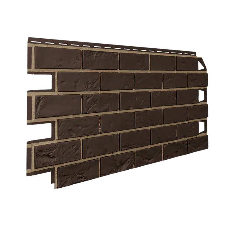 Фасадная панель ТЕХНОНИКОЛЬ Оптима, Кирпич, Темно-коричневый-mini