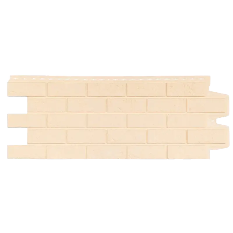 Фасадная панель Grand Line Состаренный кирпич, Classic, Бежевый-mini