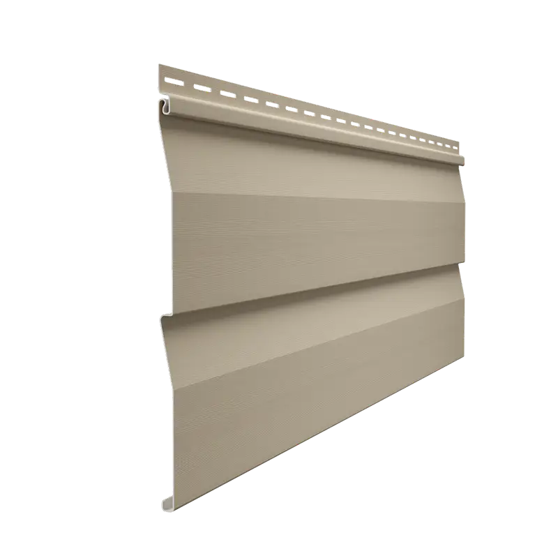 Виниловый сайдинг Корабельный брус D4.5D Docke Standard 3 м, Крем-брюле-mini
