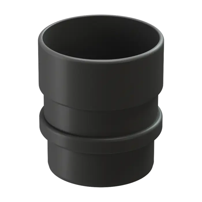 Муфта соединительная для водостока Docke Lux графит (RAL 7024)-mini