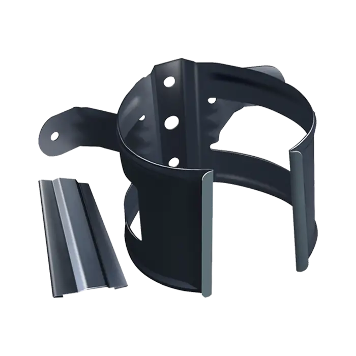 Кронштейн трубы на дерево Grand Line PU 150/100 мм, RAL 7024-mini