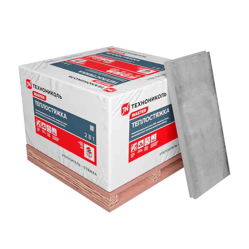 Сендвич-панель ТЕХНОНИКОЛЬ Ц-XPS (Теплостяжка Мастер) 50L-1-1180х580х60 мм, 28 шт-mini