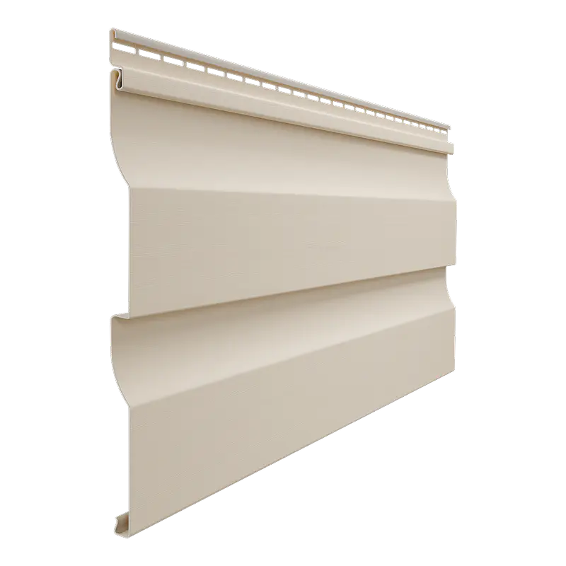 Виниловый сайдинг Корабельный брус D4.5D PASTEL Docke Premium 3.6 м, Сливки-mini