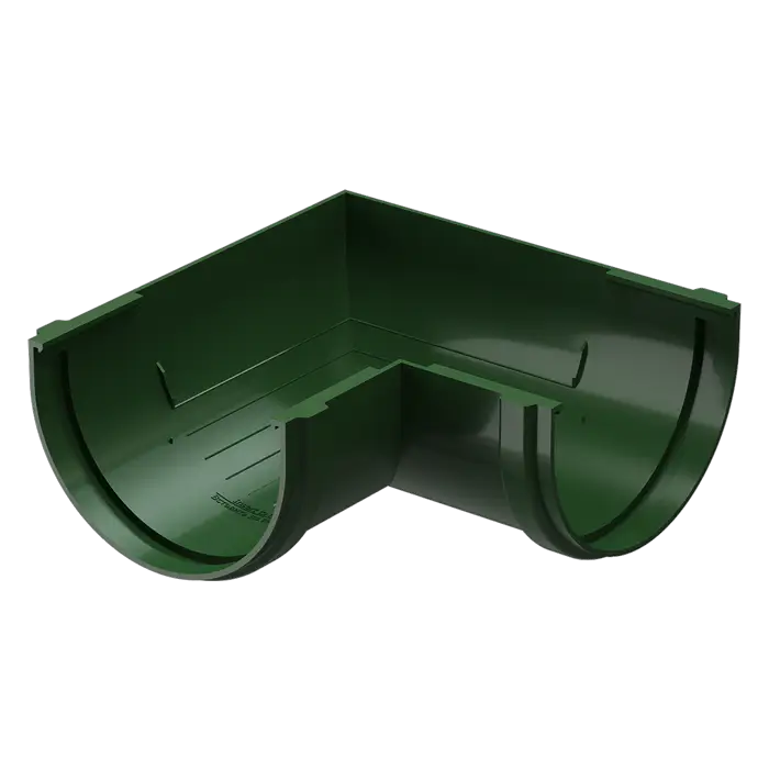 Универсальный угол желоба 90° Docke Standard зеленый (RAL 6005)-mini