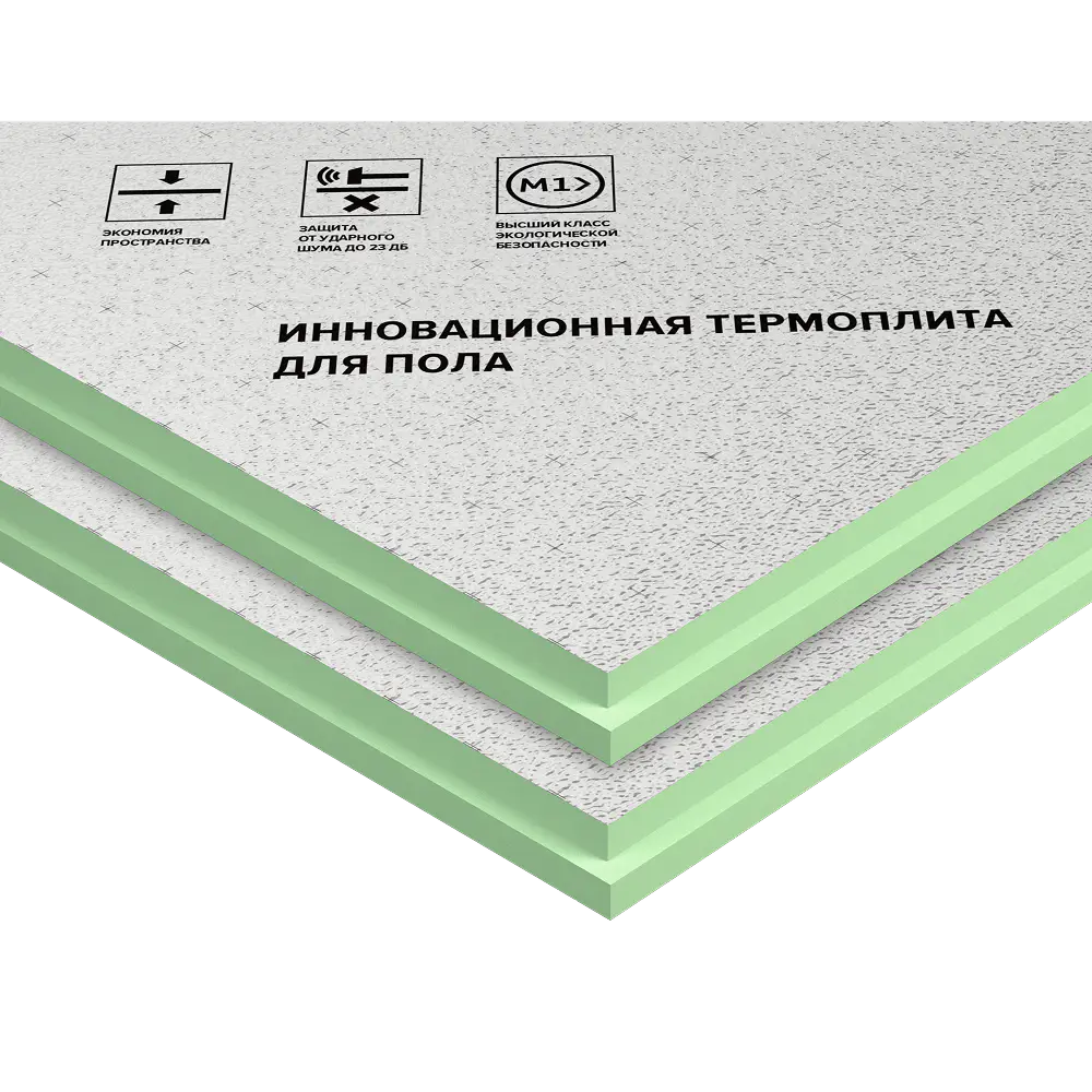 Плита теплоизоляционная LOGICPIR Пол ФЛ/ФЛ L-1190х590х40 мм, L-кромка-mini