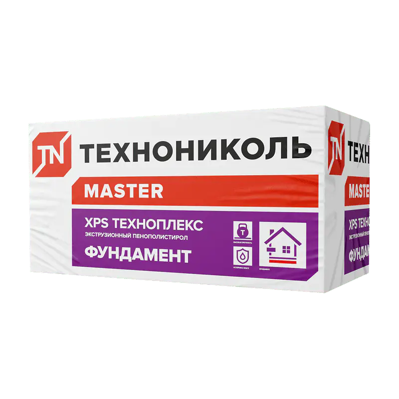 Экструзионный пенополистирол (XPS) ТЕХНОНИКОЛЬ ТЕХНОПЛЕКС ФУНДАМЕНТ 1180х580х50 мм, L-кромка, 8 шт-mini