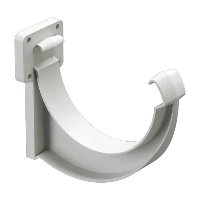 Кронштейн желоба Docke Lux пломбир (RAL 9003)-mini