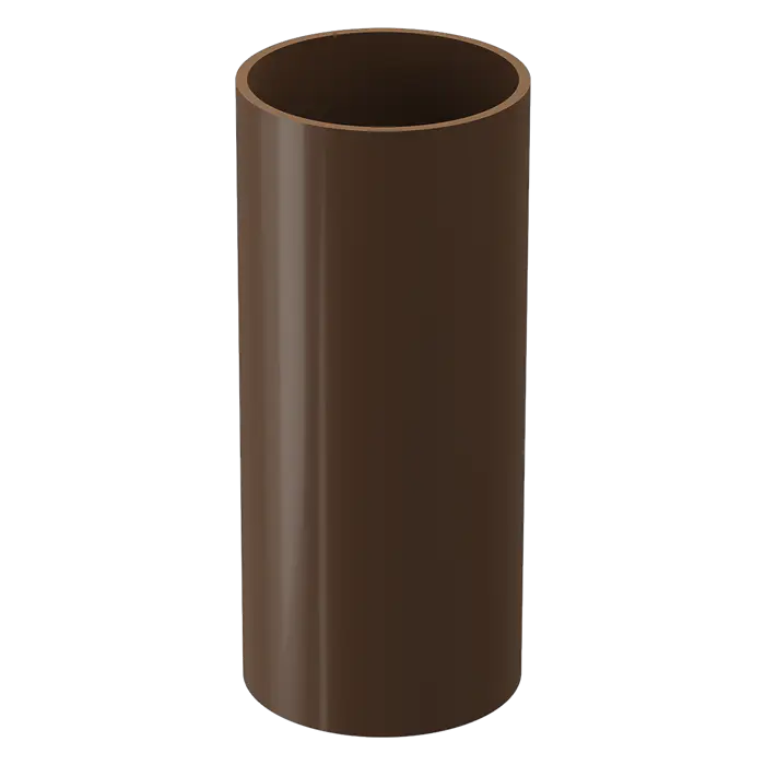 Труба водосточная 3 м Docke Premium каштан (RAL 8017)-mini