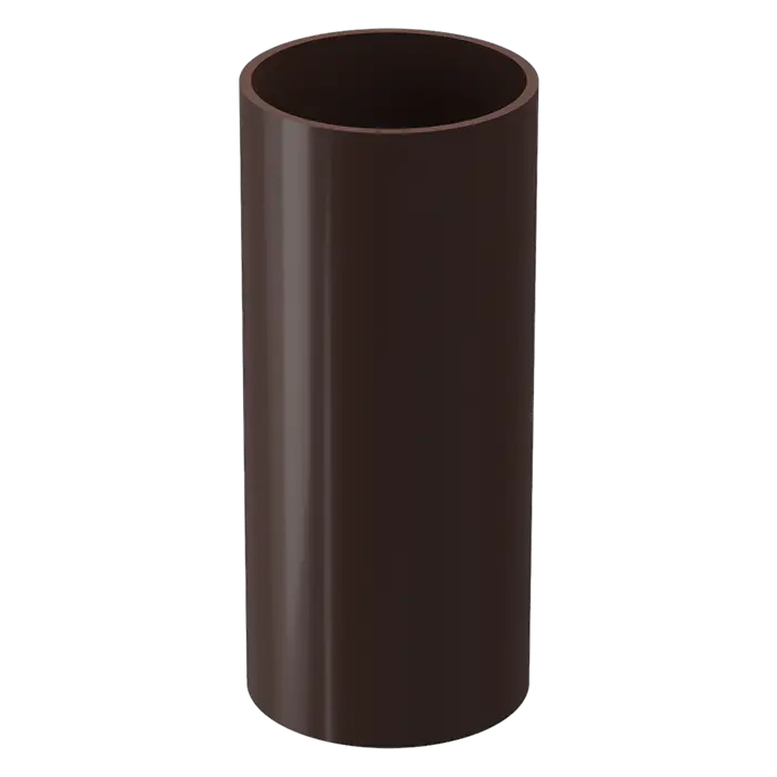 Труба водосточная 3 м Docke Premium шоколад (RAL 8019)-mini