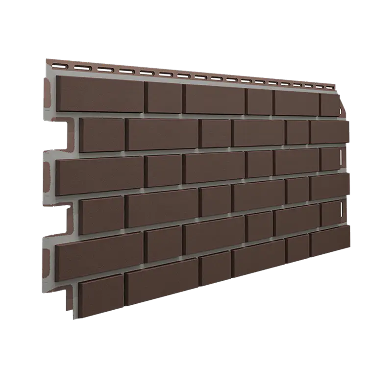 Фасадная панель ТЕХНОНИКОЛЬ Оптима, Клинкер, Темно-коричневый-mini