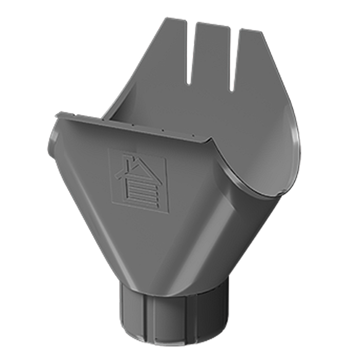 Водосточная воронка желоба Docke Stal Premium, RAL 7024-mini