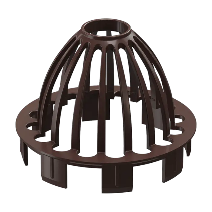 Сетка для защиты водостока Docke Premium шоколад (RAL 8019)-mini