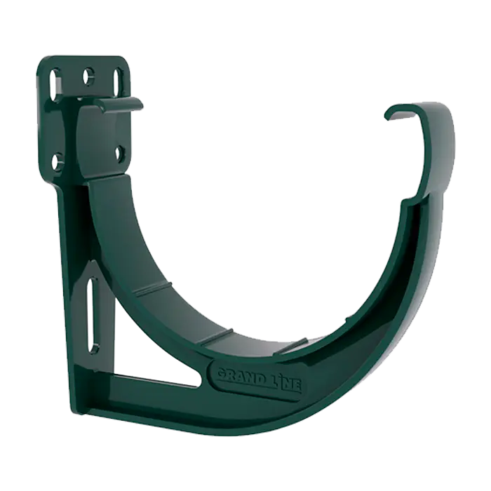 Кронштейн желоба slider Grand Line Дизайн 135 ПВХ зелёный (RAL 6005)-mini