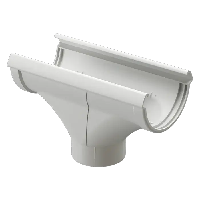 Воронка желоба Docke Lux пломбир (RAL 9003)-mini