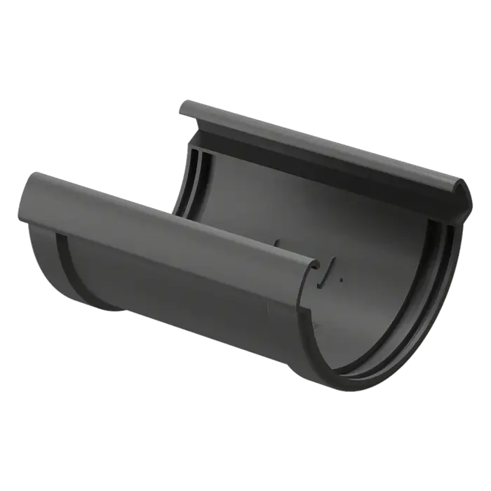 Соединитель желобов Docke Lux графит (RAL 7024)-mini