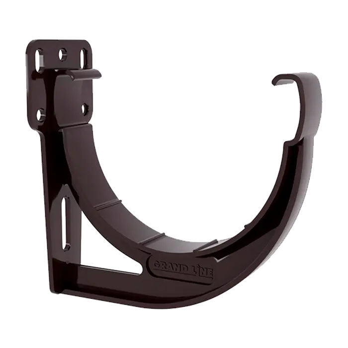 Кронштейн желоба slider Grand Line Дизайн 135 ПВХ коричневый (RR 32)-mini