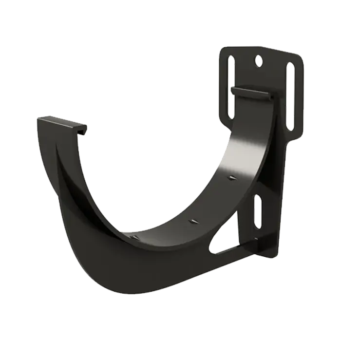 Кронштейн желоба slider Grand Line Классика 120 ПВХ черный (RAL 9005)-mini