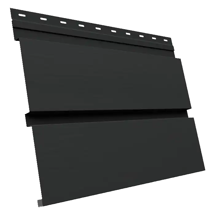 Квадро Брус 3D в01 Grand Line 0,5 Полидэкстер TwinColor с пленкой, RAL 7016 антрацитово-серый