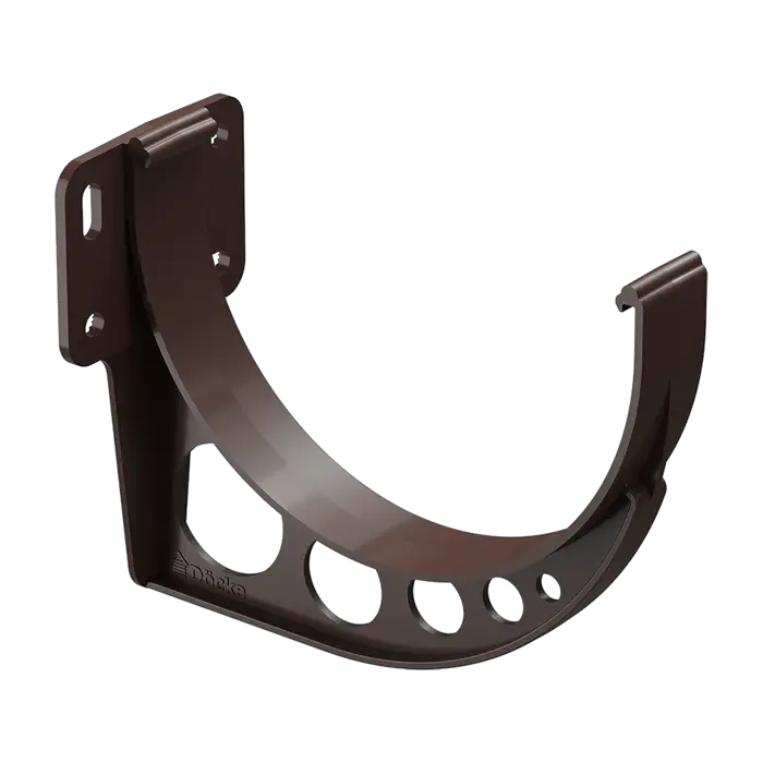 Кронштейн желоба Docke Standard тёмно-коричневый (RAL 8019)-mini