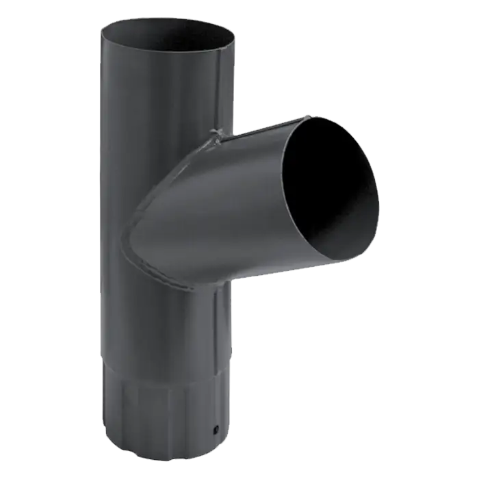 Тройник трубы 100 мм Grand Line PU Matt 150/100 мм, RAL 7024-mini