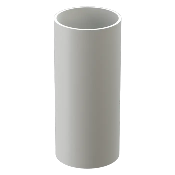 Труба водосточная 3 м Docke Lux пломбир (RAL 9003)-mini