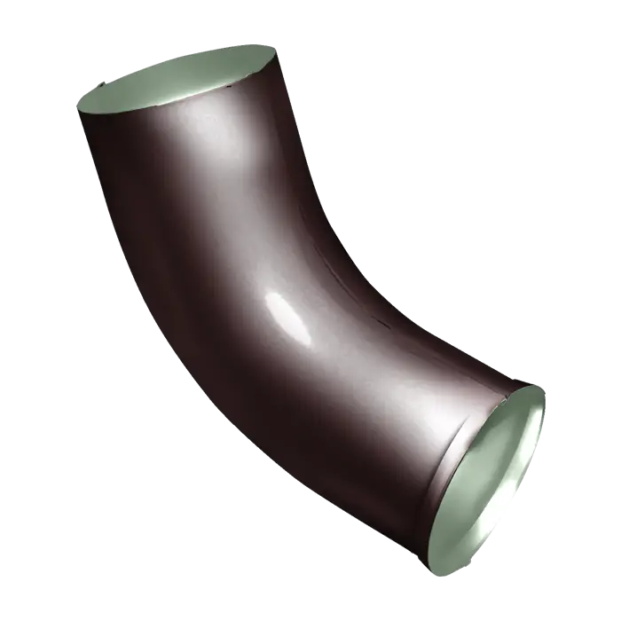 Колено стока Grand Line PE 125/90 мм, RAL 8017-mini