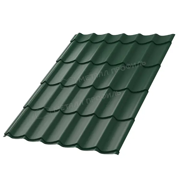 Металлочерепица Ламонтерра Металл Профиль 0,5 VikingMP RAL 6005-mini