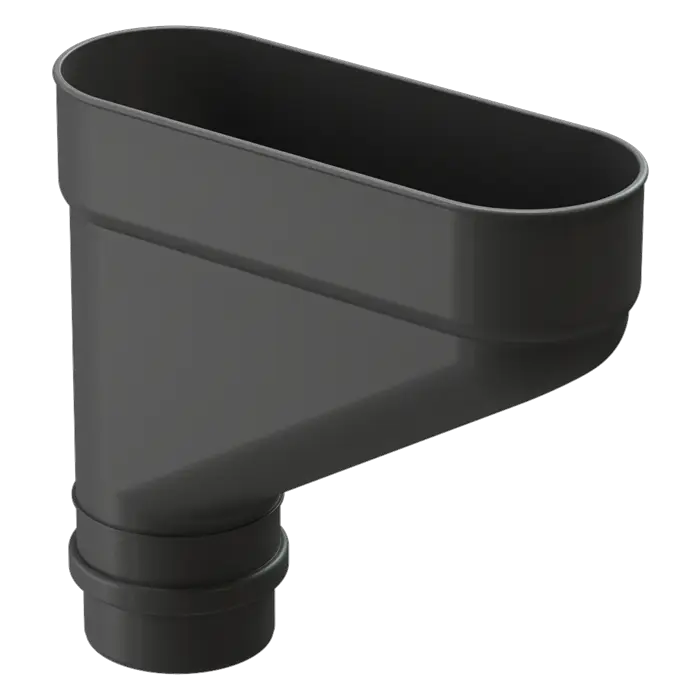 Коллектор для водостока Docke Lux графит (RAL 7024)-mini