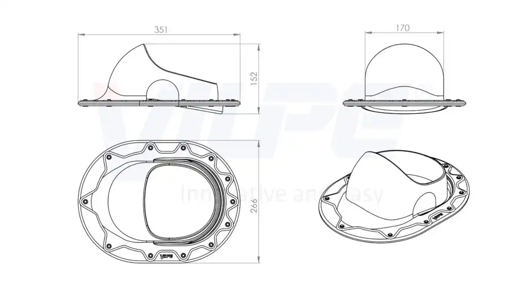 Элемент проходной Vilpe Classic-mini