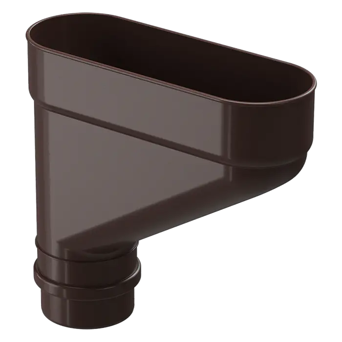 Коллектор для водостока Docke Lux шоколад (RAL 8019)-mini