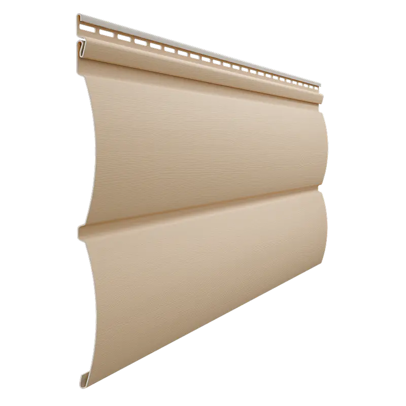 Виниловый сайдинг Блок-Хаус D4.7T PASTEL Docke Premium 3.6 м, Крем-брюле-mini