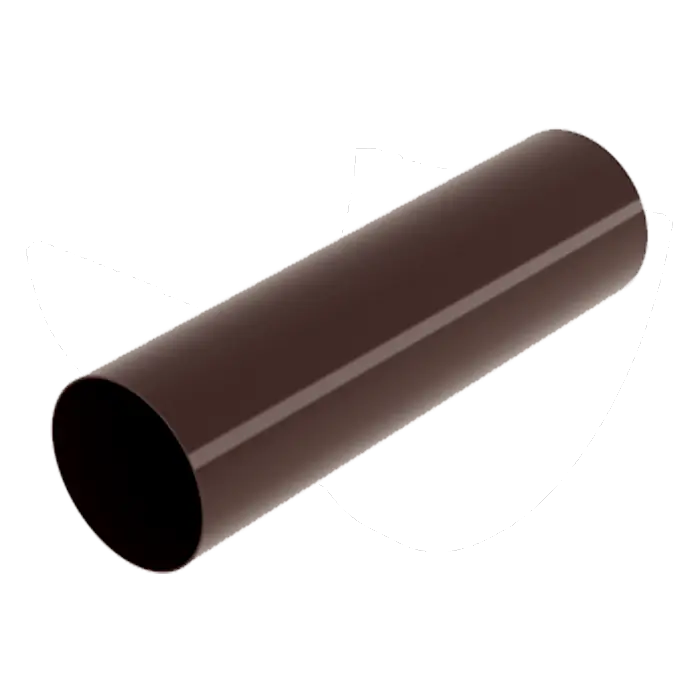 Труба Grand Line Классика 120 ПВХ 3м коричневая (RR 32)-mini